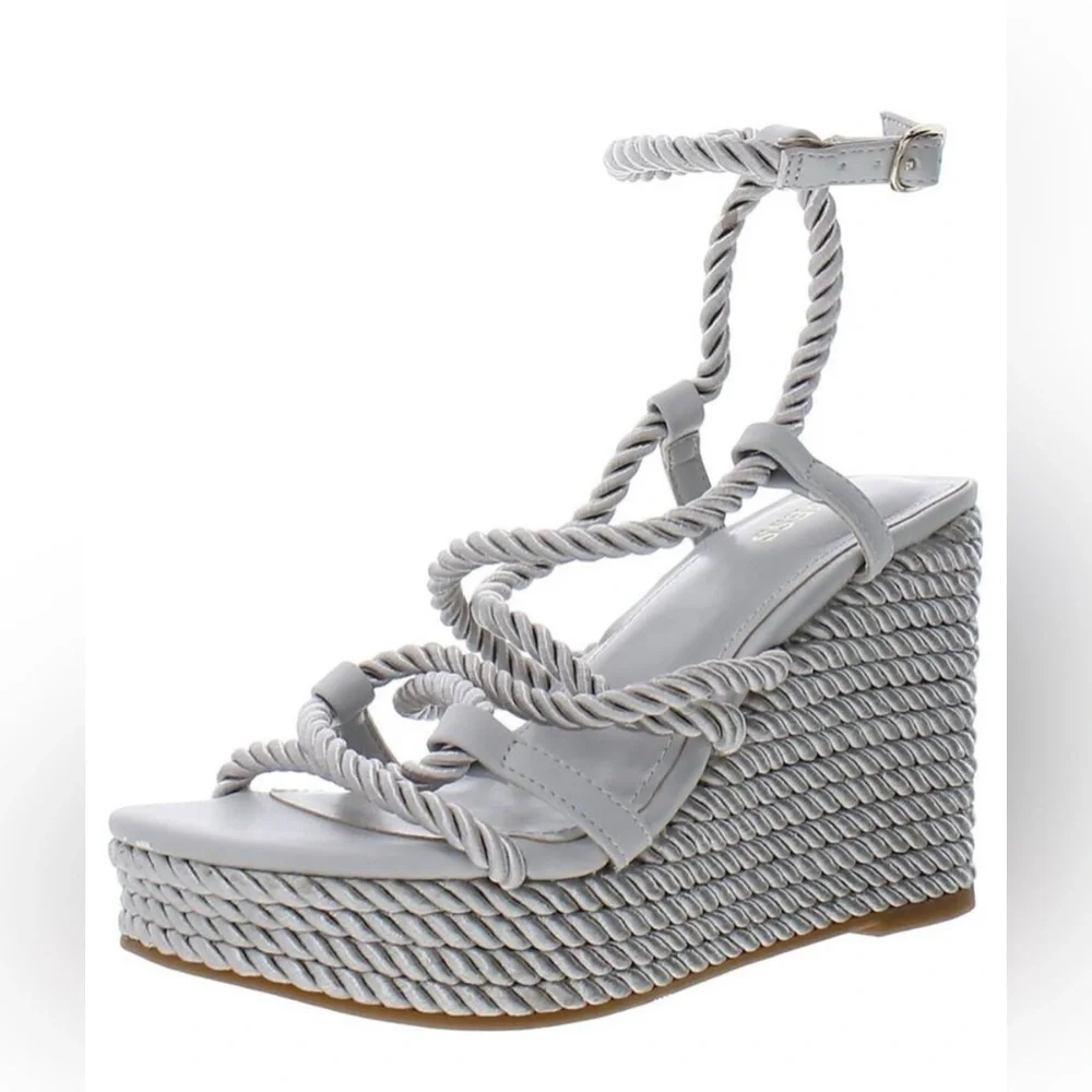 NEW Guess Rope Wedges Size 7.5